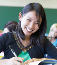 Image of an international IGCSE student